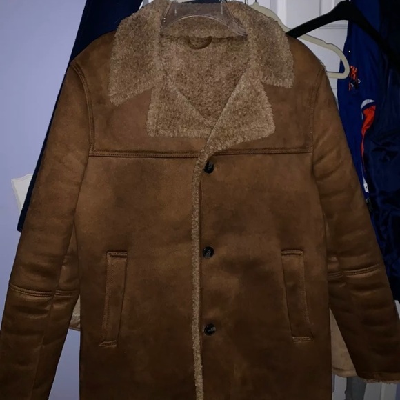 Men’s Zara Sherpa Coat - Picture 2 of 6